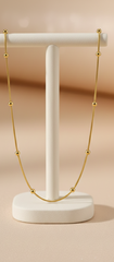 Gold Ball Chain Necklace