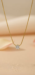 Solitaire Diamond Necklace