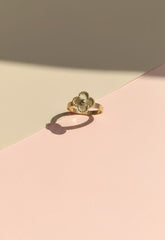 Golden Clover Ring