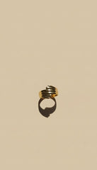 Gold Twisted Wrap Ring