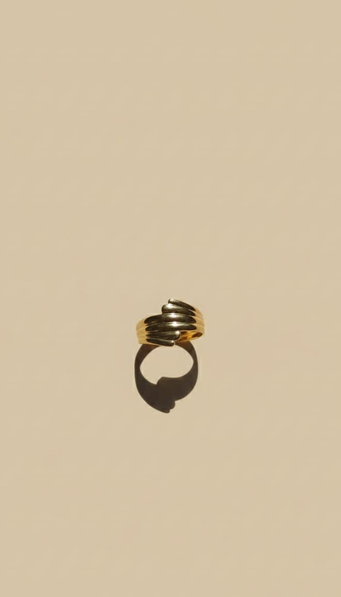 Gold Twisted Wrap Ring